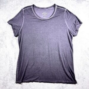 Torrid‎ Short Sleeve Scoop Neck Stretchy Top Women's Plus Size 2X Gray Casual